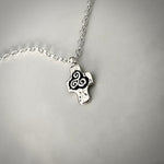 Martina Hamilton Newgrange Cross | Sterling Silver Square Cross Pendant