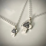 Martina Hamilton Newgrange Cross | Sterling Silver Square Cross Pendant
