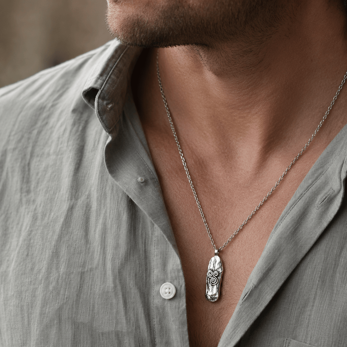 Martina Hamilton Newgrange | Sterling Silver Pendant Medium