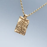 Martina Hamilton Ogham | 9ct Solid Gold Grá Love Pendant