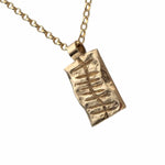 Martina Hamilton Ogham | 9ct Solid Gold Grá Love Pendant