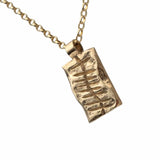 Martina Hamilton Ogham | 9ct Solid Gold Grá Love Pendant