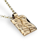 Martina Hamilton Ogham | 9ct Solid Gold Grá Love Pendant