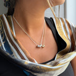Martina Hamilton Ogham | Baby Ring Grá Necklace