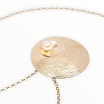 Martina Hamilton Oyster Pearl | 9ct Solid Gold and Pearl Pendant Large