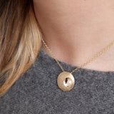 Martina Hamilton Oyster Pearl | 9ct Solid Gold and Pearl Pendant Medium