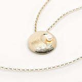 Martina Hamilton Oyster Pearl | 9ct Solid Gold and Pearl Pendant Medium