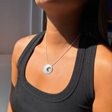 Martina Hamilton Oyster Pearl | Sterling Silver and Pearl Pendant Large