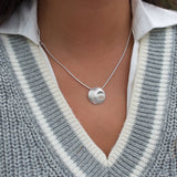 Martina Hamilton Oyster Pearl | Sterling Silver and Pearl Pendant Medium