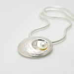 Martina Hamilton Oyster Pearl | Sterling Silver and Pearl Pendant Medium