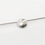 Martina Hamilton Oyster Pearl | Sterling Silver and Pearl Pendant Small