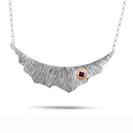 Martina Hamilton Purple Amethyst Seashore | Sterling Silver and 10ct Rose Gold with Semi Precious Gemstone Necklace