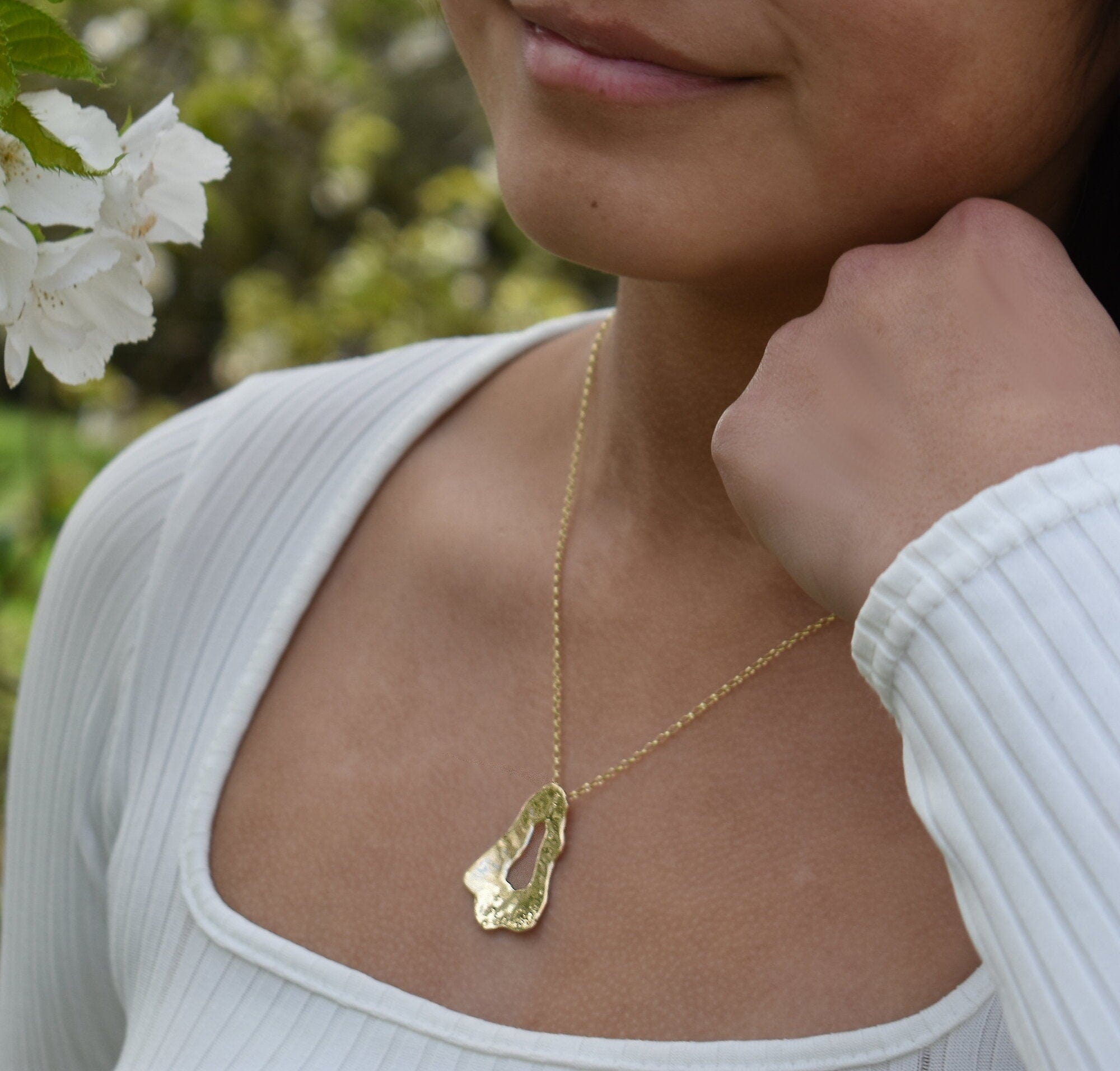 Martina Hamilton Reflections | 9ct Solid Gold Pendant Large