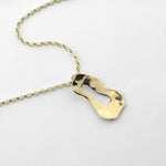 Martina Hamilton Reflections | 9ct Solid Gold Pendant Medium
