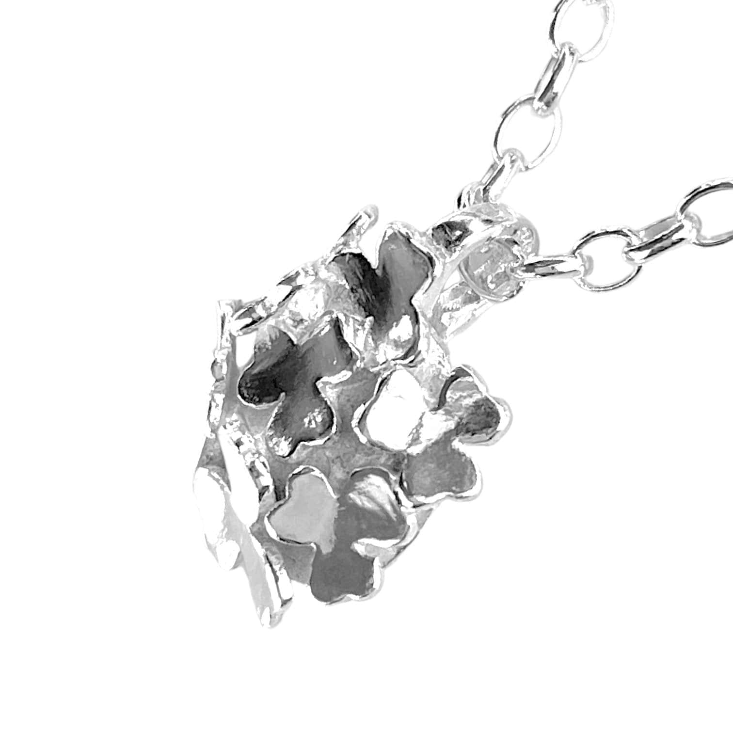 Martina Hamilton Shamrock | Sterling Silver Cluster Pendant