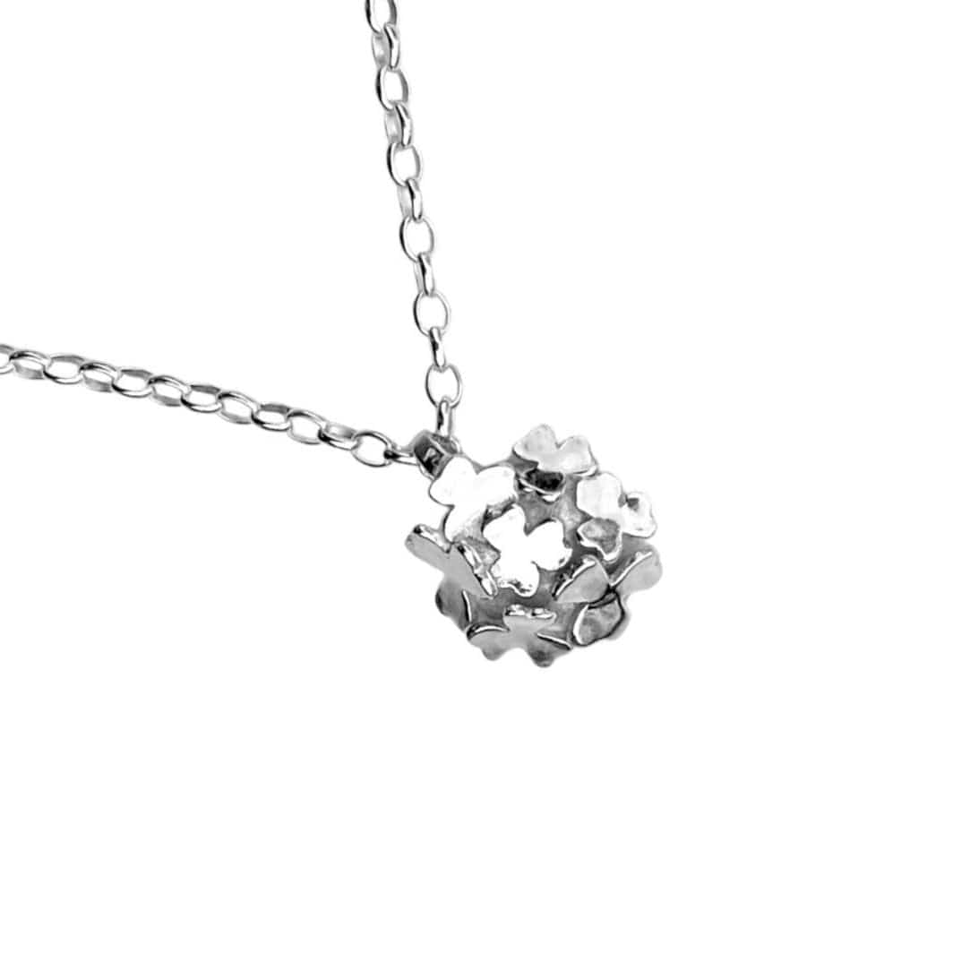 Martina Hamilton Shamrock | Sterling Silver Cluster Pendant