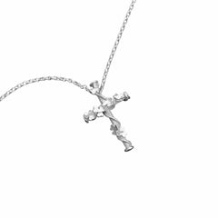 Martina Hamilton Shamrock | Sterling Silver Shamrock Cross Pendant