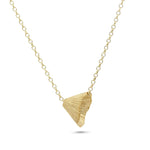 Martina Hamilton Shell Cone | 9ct Solid Gold Pendant Medium