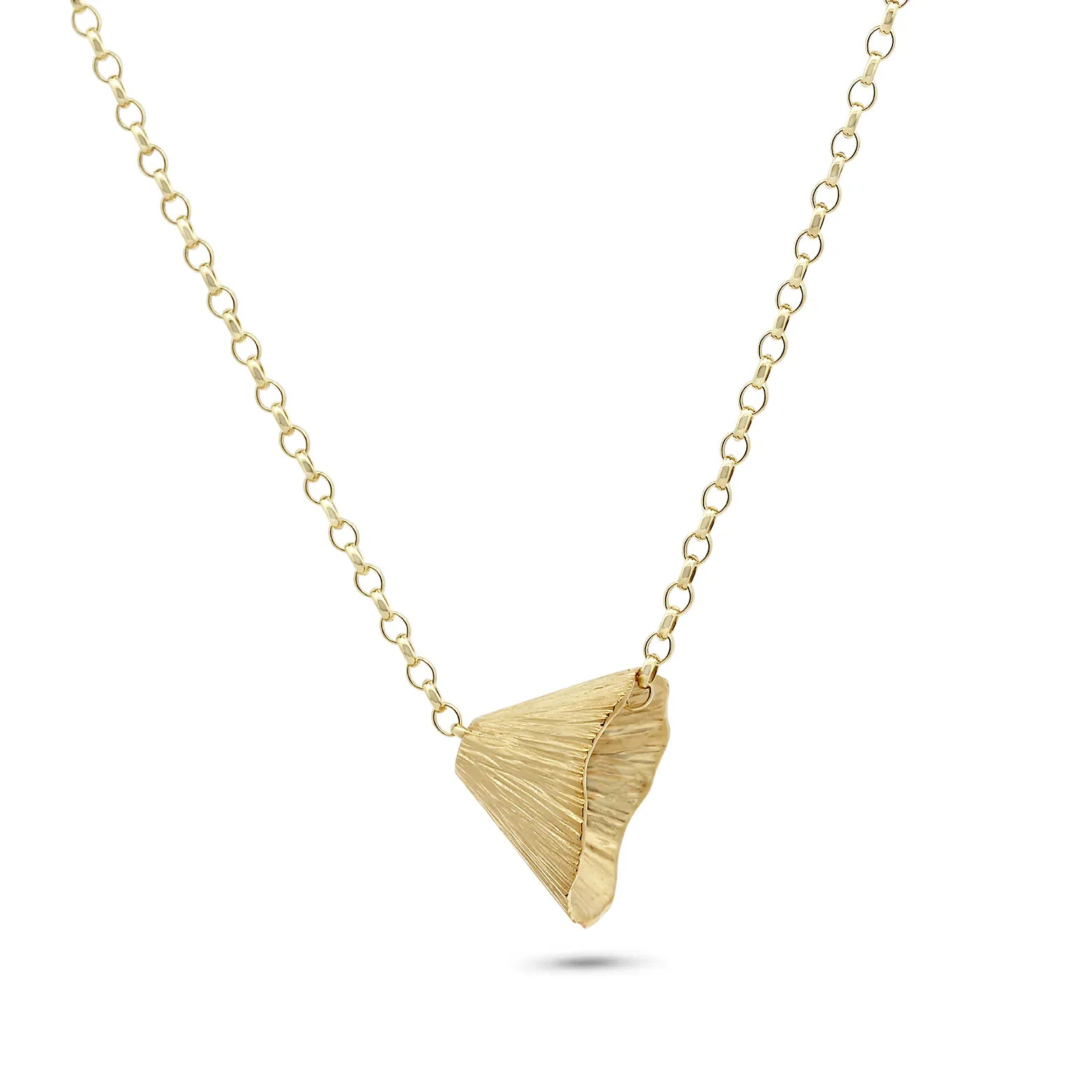 Martina Hamilton Shell Cone | 9ct Solid Gold Pendant Medium