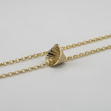 Martina Hamilton Shell Cone | 9ct Solid Gold Pendant Petite