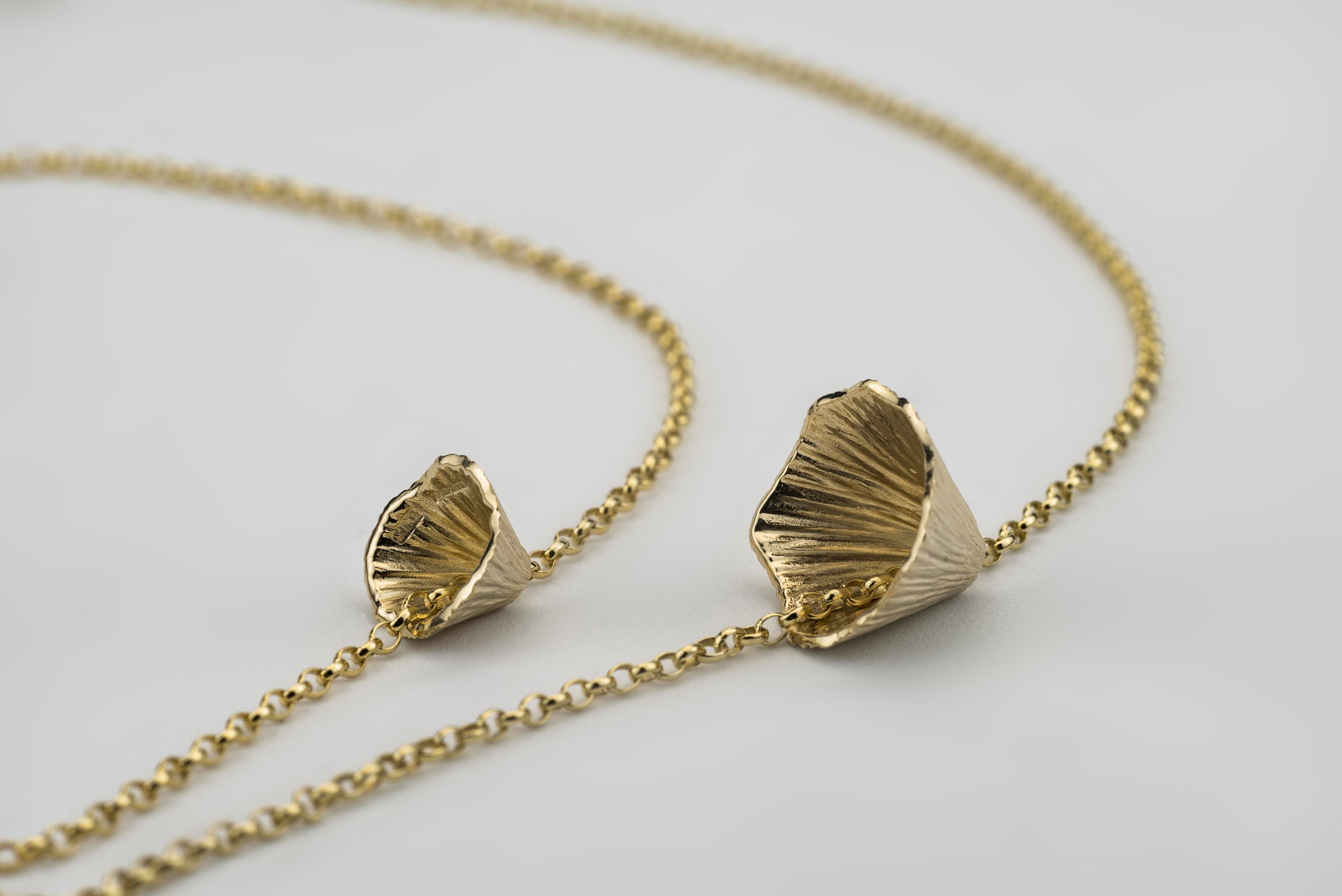 Martina Hamilton Shell Cone | 9ct Solid Gold Pendant Petite