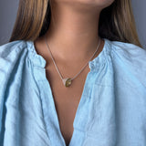 Martina Hamilton Shell Cone | Sterling Silver and 22ct Gold Plated Pendant Large