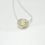 Martina Hamilton Shell | Sterling Silver and 9ct Solid Gold Pendant Small