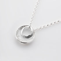 Martina Hamilton Shell | Sterling Silver Double Pendant Small