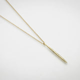 Martina Hamilton Síoda | 9ct Solid Gold Long Drop Pendant