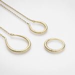 Martina Hamilton Síoda | 9ct Solid Gold Torc Pendant Medium