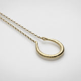 Martina Hamilton Síoda | 9ct Solid Gold Torc Pendant Small