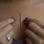 Martina Hamilton Síoda | Sterling Silver Long Drop Pendant