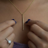 Martina Hamilton Síoda | Sterling Silver Long Drop Pendant