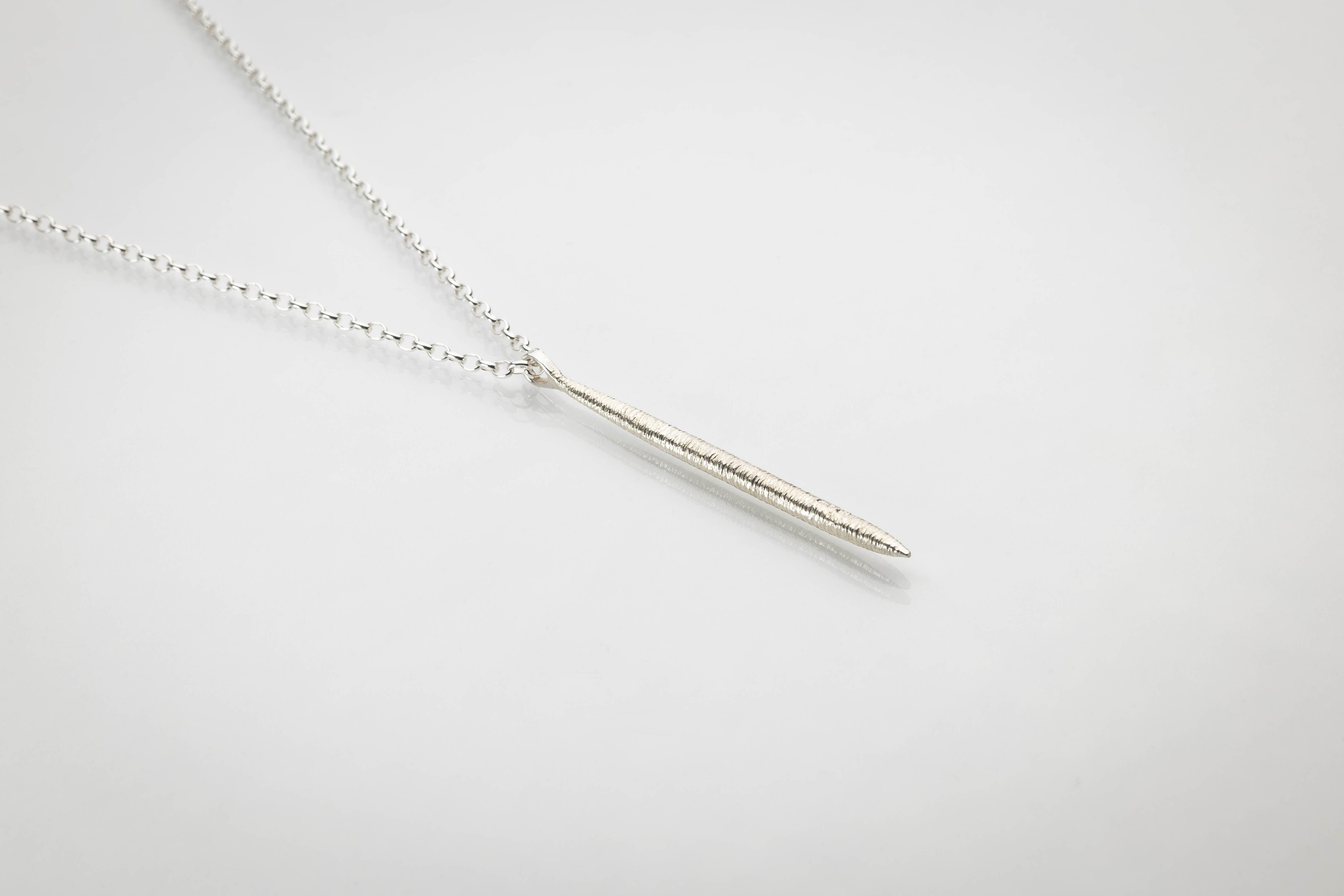 Martina Hamilton Síoda | Sterling Silver Long Pendant