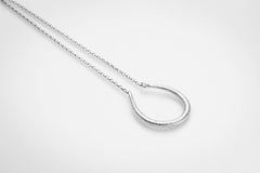 Martina Hamilton Síoda | Sterling Silver Torc Pendant Medium
