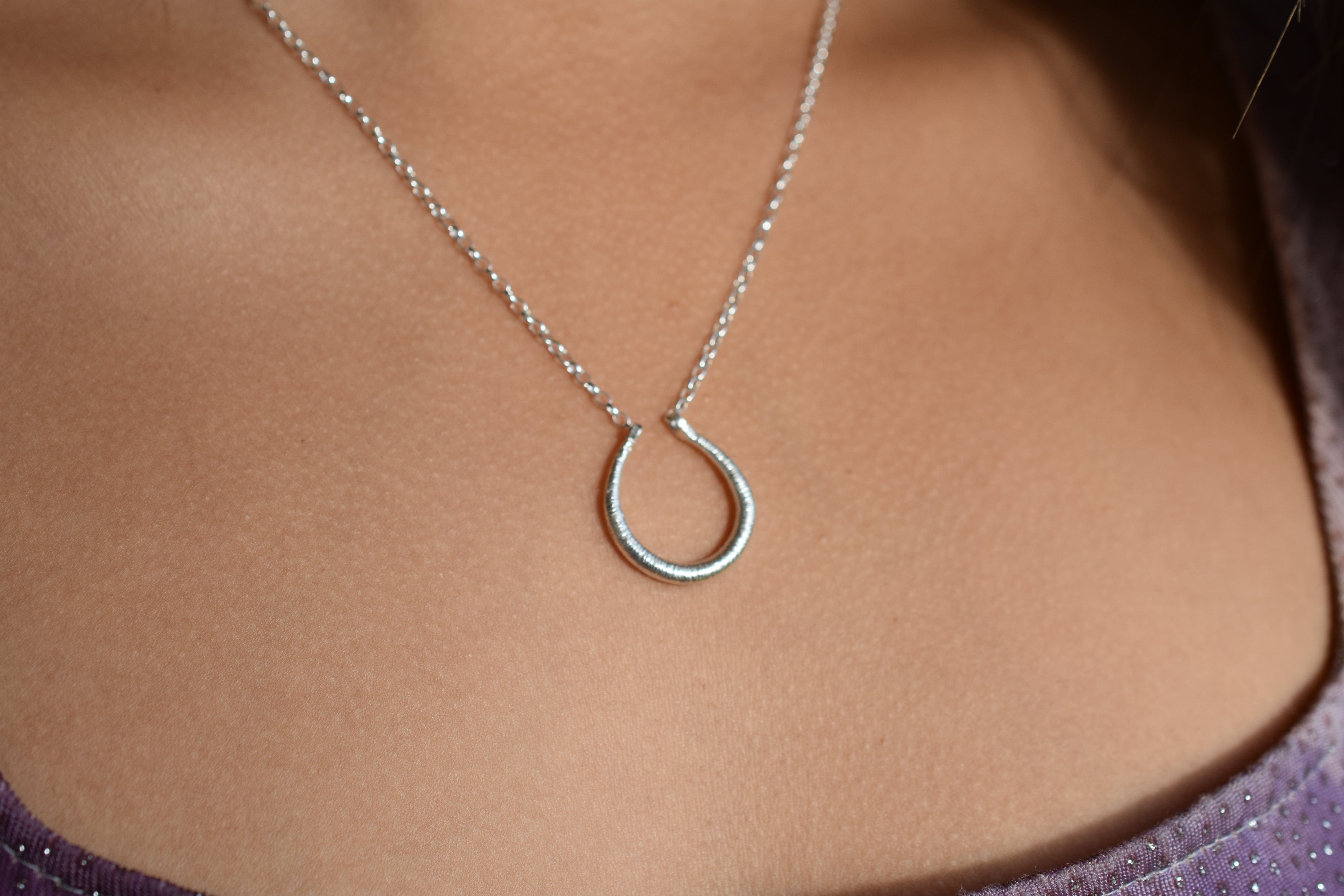 Martina Hamilton Síoda | Sterling Silver Torc Pendant Medium