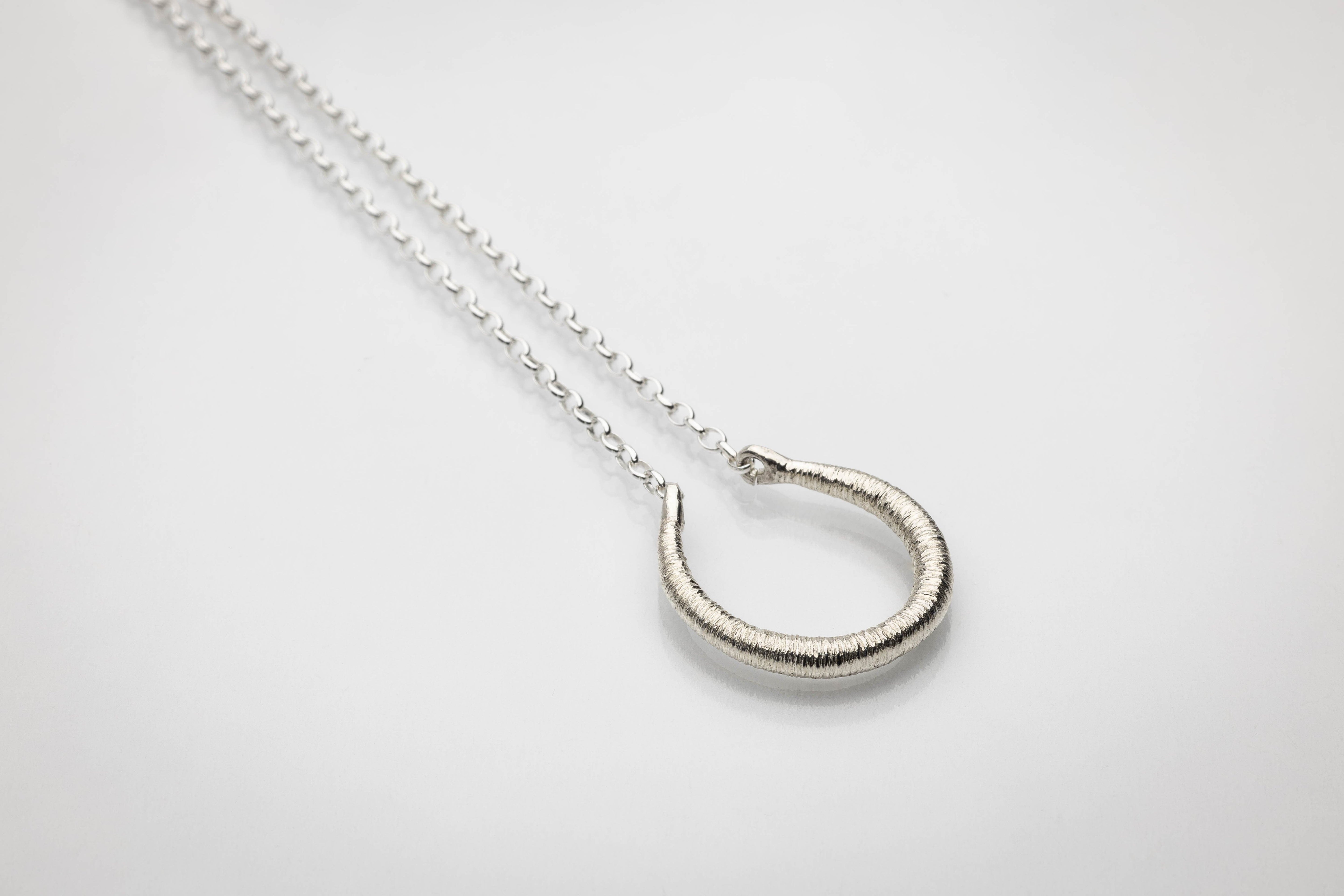 Martina Hamilton Síoda | Sterling Silver Torc Pendant Small