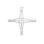 Martina Hamilton St. Brigid Cross | Sterling Silver Woven Reed Brooch Signature