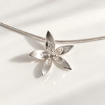 Martina Hamilton Star Flower | Sterling Silver Pendant Medium