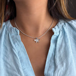 Martina Hamilton Star Flower | Sterling Silver Pendant Small