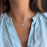 Martina Hamilton Star Flower | Sterling Silver Pendant Small