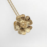 Martina Hamilton Wild Irish Rose | 9ct Solid Gold Pendant Large