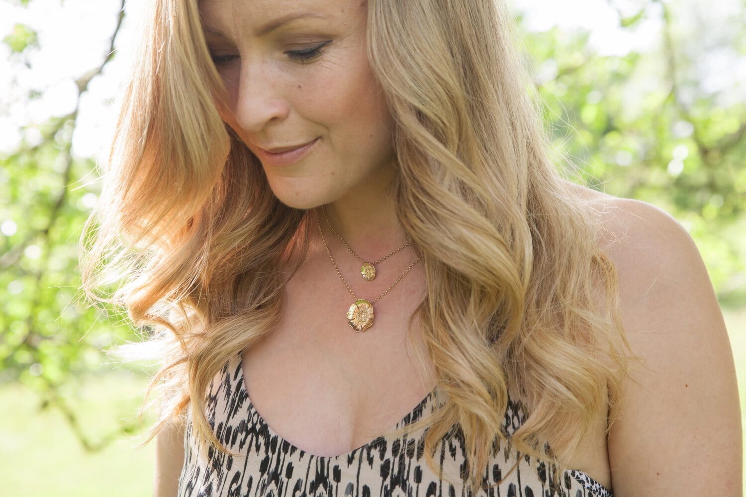 Martina Hamilton Wild Irish Rose | 9ct Solid Gold Pendant Medium