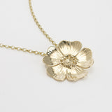 Martina Hamilton Wild Irish Rose | 9ct Solid Gold Pendant Signature