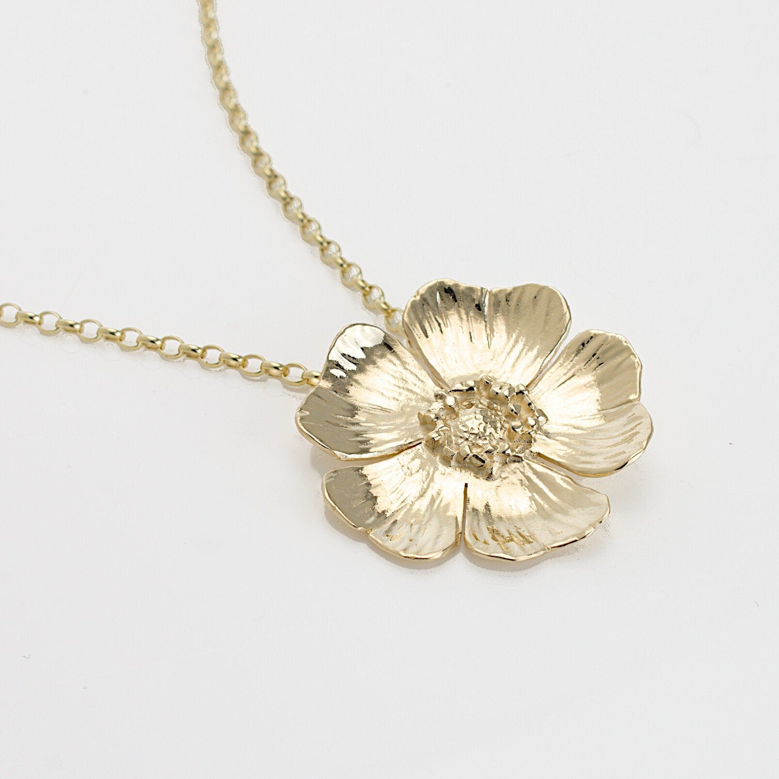 Martina Hamilton Wild Irish Rose | 9ct Solid Gold Pendant Signature
