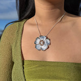 Martina Hamilton Wild Irish Rose | Sterling Silver and 10ct Solid Rose Gold Pendant Signature