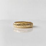 Martina Hamilton Carrowmore | Solid Gold Wide Ring