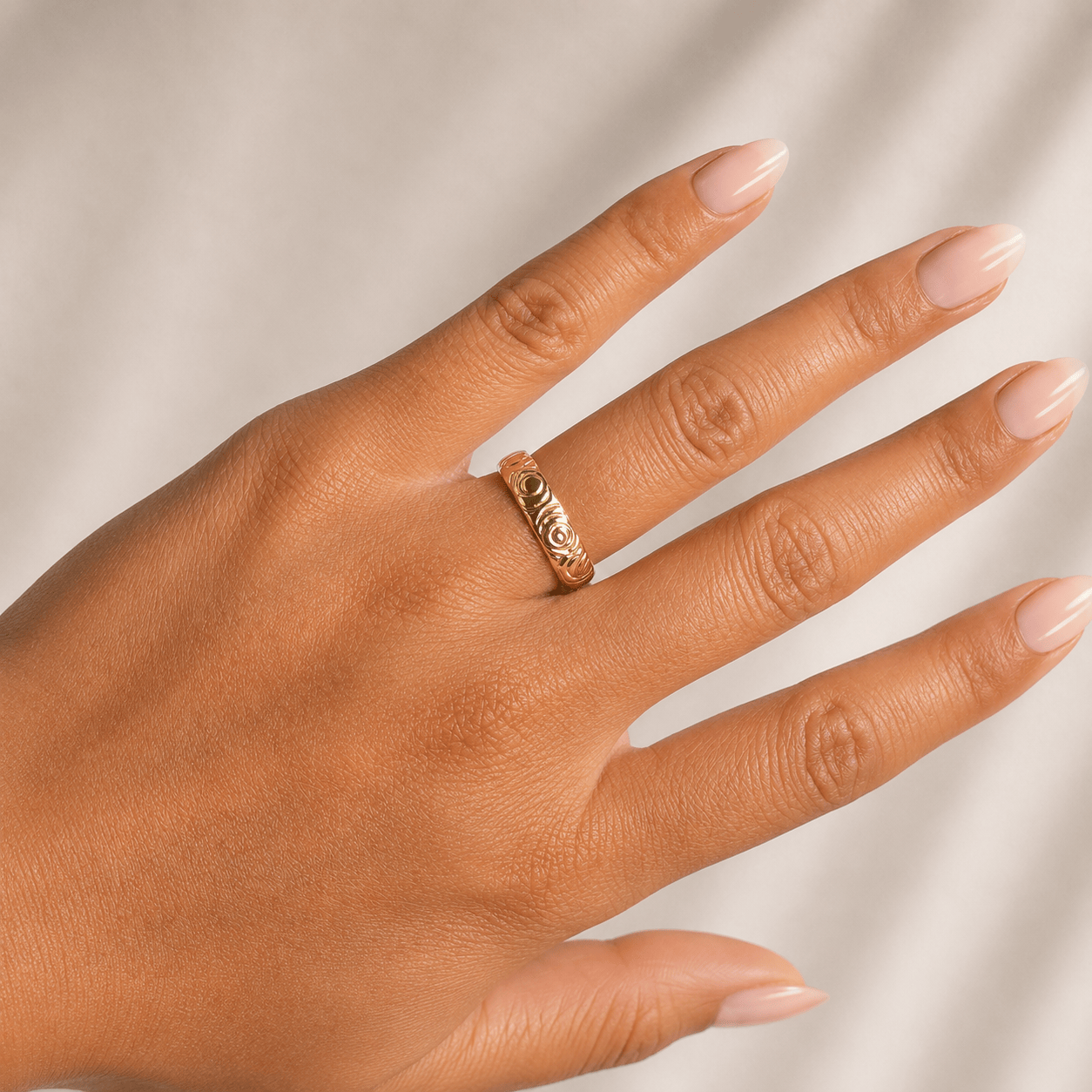 Martina Hamilton Carrowmore | Solid Gold Wide Ring