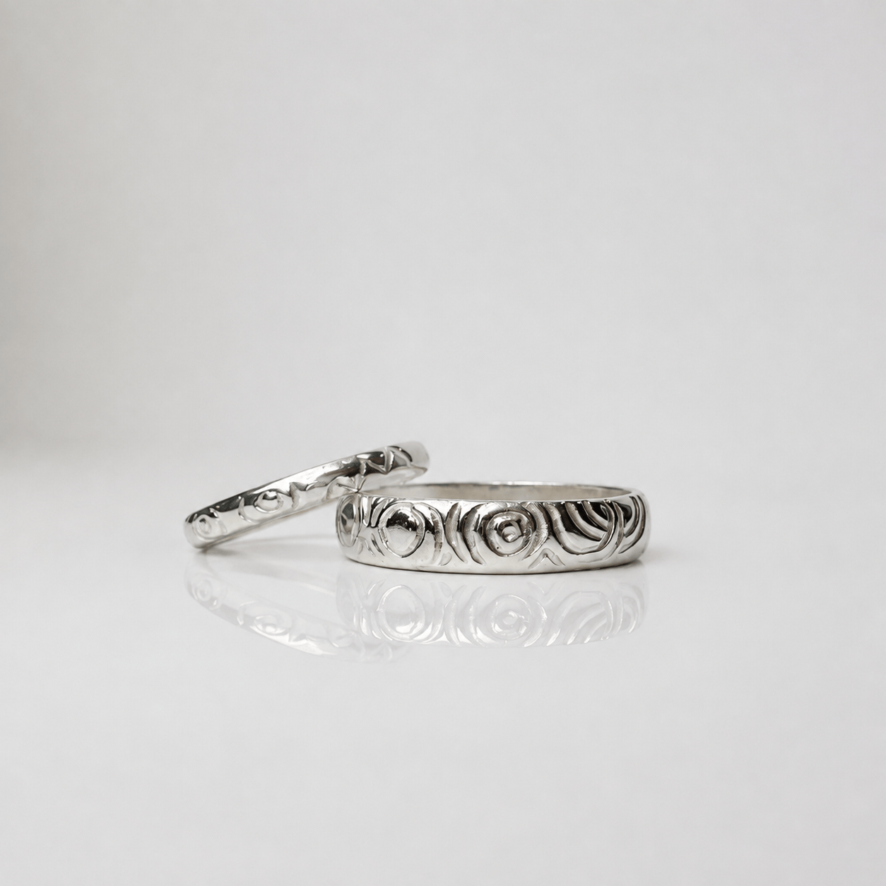 Martina Hamilton Carrowmore | Sterling Silver Wide Ring