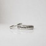 Martina Hamilton Carrowmore | Sterling Silver Wide Ring